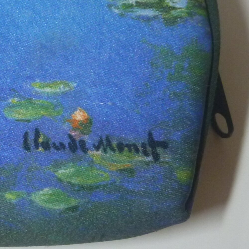 VTG Salamander Graphix Monet Water Lilies Tote Bag & Cosmetic Pouch Set - Picture 9 of 9